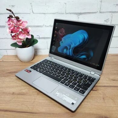 Нетбук Acer Aspire V5-122P / 11.6" (1366x768) TN Touch / AMD A4-1250 (2 ядра по 1.0 GHz) / 8 GB DDR3 / 128 GB SSD / AMD Radeon HD 8210 Graphics / WebCam