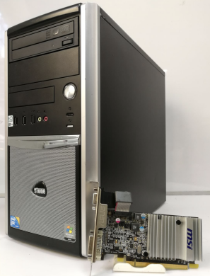EuroCom Tower / Intel Core i3-2100 (2 (4) ядра по 3.10 GHz) / 4 GB DDR3 / 120 GB SSD NEW / nVidia GeForce 210, 1 GB GDDR3, 64-bit