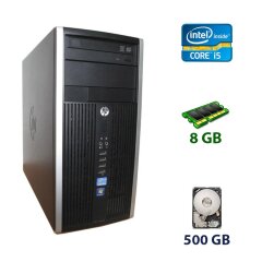 HP Compaq 6200 Pro Tower / Intel Core i5-2400S (4 ядра по 2.5 - 3.3 GHz) / 8 GB DDR3 / 500 GB HDD / nVidia GeForce GTX 650, 1 GB GDDR5, 128-bit