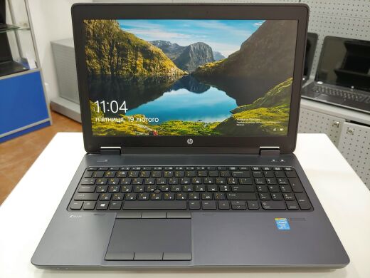 HP ZBook 15 / 15.6" (1920x1080) IPS / Intel Core i5-4300M (2 (4) ядра по 2.6 - 3.3 GHz) / 8 GB DDR3 / 240 GB SSD / nVidia Quadro K2100M 2 GB / DVD-RW / WebCam