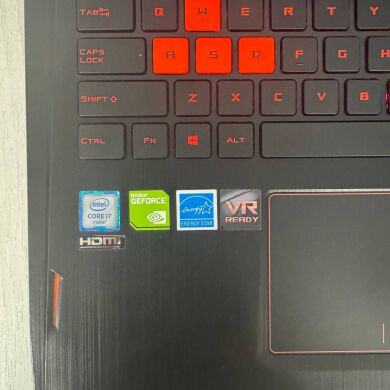 Игровой ноутбук Б-класс Asus ROG Strix GL502VM / 15.6" (1920x1080) IPS / Intel Core i7-7700HQ (4 (8) ядра по 2.8 - 3.8 GHz) / 16 GB DDR4 / 256 GB SSD / nVidia GeForce GTX 1060, 3 GB GDDR5, 192-bit / WebCam