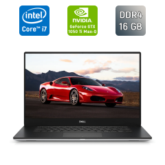 Ігровий ноутбук Б-клас Dell XPS 15 9570 / 15.6" (1920x1080) IPS / Intel Core i7-8750H (6 (12) ядра по 2.2 - 4.1 GHz) / 16 GB DDR4 / 512 GB SSD / nVidia GeForce GTX 1050 Ti Max-Q, 4 GB GDDR5, 128-bit / USB Type-C