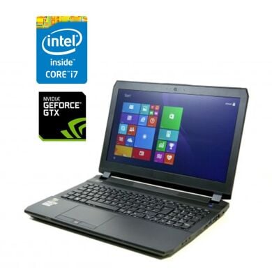 Игровой ноутбук Б-класс Schenker P651RP6-G / 15.6" (1920x1080) IPS / Intel Core i7-6700HQ (4 (8) ядра по 2.6 - 3.5 GHz) / 16 GB DDR4 / 480 GB SSD / nVidia GeForce GTX 1060, 6 GB GDDR5, 192-bit / WebCam 
