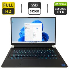 Ігровий ноутбук Dell Alienware 15 R2 / 17.3" (1920x1080) IPS / Intel Core i7-12700H (14 (20) ядер по 3.5 - 4.7 GHz) / 32 GB DDR5 / 512 GB SSD / nVidia GeForce RTX 3080 Ti, 16 GB GDDR6, 256-bit / WebCam