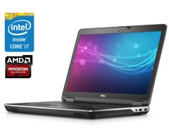 Игровой ноутбук Dell Latitude E6540 / 15.6" (1920x1080) TN / Intel Core i7-4810MQ (4 (8) ядра по 2.8 - 3.8 GHz) / 8 GB DDR3 / 240 GB SSD / AMD Radeon HD 8790M, 2 GB GDDR5, 128-bit / WebCam / DVD-ROM / Win 10 Pro