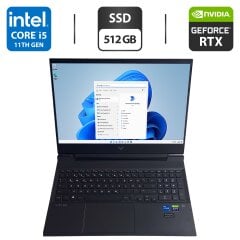 Ігровий ноутбук HP Victus 16-d0057ng / 16.1" (1920x1080) IPS / Intel Core i5-11400H (6 (12) ядер по 4.5 GHz) / 16 GB DDR4 / 512 GB SSD / nVidia GeForce RTX 3050, 4 GB GDDR6, 128 bit / WebCam
