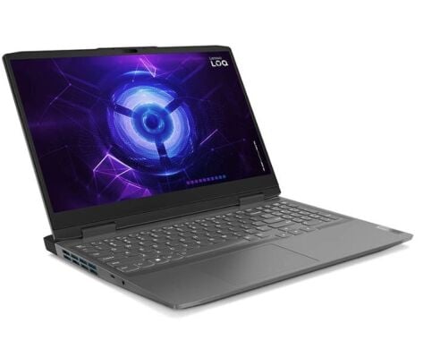 Ігровий ноутбук Lenovo LOQ 15IRH8 / 15.6" (1920x1080) IPS / Intel Core i5-12450H (8 (12) ядер по 3.3 - 4.4 GHz) / 16 GB DDR5 / 480 GB SSD / nVidia GeForce RTX 4050, 6 GB GDDR6, 96-bit / WebCam