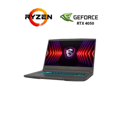 Ігровий ноутбук MSI GF63 Thin B7VE-276NEU / 15.6" (1920x1080) IPS / AMD Ryzen 5 7535HS (6 (12) ядер по 3.3 - 4.55 GHz) / 16 GB DDR5 / 480 GB SSD / nVidia GeForce RTX 4050, 6 GB GDDR6, 96-bit / WebCam