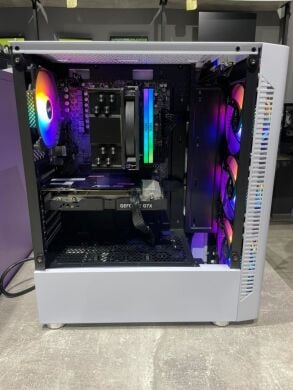 Ігровий ПК 1stPlayer D4-WH-4F1-W White Tower / Intel Core i5-12400F (6 (12) ядер по 2.5 - 4.4 GHz) / 16 GB DDR5 / 512 GB SSD M.2 / nVidia GeForce GTX 1660 Ti, 6 GB GDDR6, 192-bit Ігровий ПК 1stPlayer D4-WH-4F1-W White Tower / Intel Core i5-12400F (6 (12) ядер по 2.5 - 4.4 GHz) / 16 GB DDR5 / 512 GB SSD M.2 / nVidia GeForce GTX 1660 Ti, 6 GB GDDR6, 192-bit