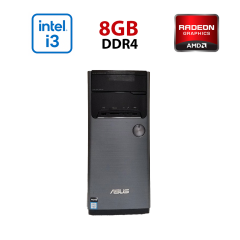 Игровой ПК Asus M32CD-AS31 / Intel Core i3-6100 (2 (4) ядра по 3.7 GHz) / 8 GB DDR4 / 512 GB SSD / AMD Radeon R9 270, 2 GB GDDR5, 256-bit / Wi-Fi / Win 10 Lic