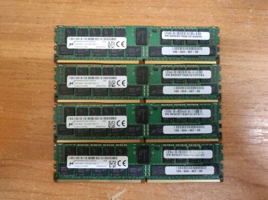 Комплект: Серверна оперативна пам'ять Micron / 128 GB (4x32 GB) / 2Rx4 PC4-2400T / DDR4 ECC / 2400 MHz