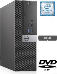 Компьютер Dell OptiPlex 5040 SFF / Intel Core i5-6500 (4 ядра по 3.2 -3.6 GHz) / 8 GB DDR3 / no HDD / Intel HD Graphics 530 / 180W / DVD-RW / DisplayPort / HDMI