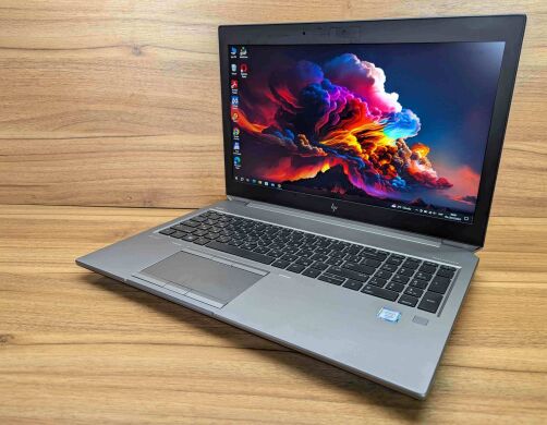 Мобильная рабочая станция HP zBook 15 G5 / 15.6" (1920x1080) IPS / Intel Xeon E-2176M (6 (12) ядер по 2.7 - 4.4 GHz) / 16 GB DDR4 / 512 GB SSD / nVidia Quadro P2000, 4 GB GDDR5, 128-bit / WebCam / TouchID / Windows 10