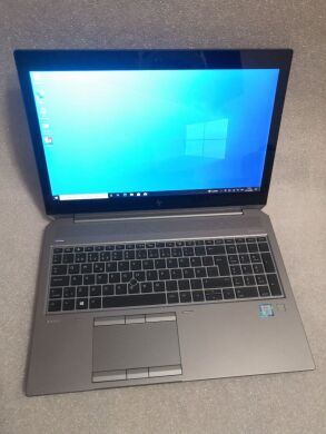 Мобільна робоча станція HP Zbook 15 G5 / 15.6'' (1920x1080) IPS Touch / Intel Core i7-8850H (6 (12) ядер по 2.6 - 3.4 GHz) / 32 GB DDR4 / 512 GB SSD M.2 / nVidia Quadro P2000, 4 GB GDDR5, 128-bit / WebCam / HDMI