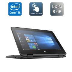 Нетбук-трансформер Б-клас HP ProBook X360 11 G2 / 11.6" (1366x768) TN Touch / Intel Core i5-7Y54 (2 (4) ядра 1.2 - 3.2 GHz) / 8 GB DDR3 / 256 GB SSD / Intel HD Graphics 615 / WebCam / HDMI