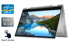 Ноутбук-трансформер Dell Inspiron 7506 / 15.6" (1920x1080) IPS Touch / Intel Core i7-1165G7 (4 (8) ядра по 2.8 - 4.7 GHz) / 16 GB DDR4 / 512 GB SSD + 32 GB SSD / Intel Iris Xe Graphics / WebCam / Windows 11