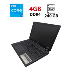 Ноутбук Acer Aspire ES1-572 / 15.6" (1366x768) TN / Intel Core i5-6200U (2 (4) ядра по 2.3 - 2.8 GHz) / 4 GB DDR4 / 240 GB SSD / Intel HD Graphics 520 / WebCam