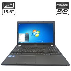 Ноутбук Acer TravelMate 5760 / 15.6" (1366x768) TN / Intel Core i3-2328M (2 (4) ядра по 2.2 GHz) / 6 GB DDR3 / 500 GB HDD / Intel HD Graphics 3000 / WebCam / DVD-ROM