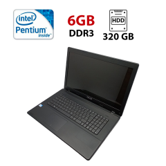 Ноутбук Asus X75 / 17.3" (1600x900) TN / Intel Pentium B970 (2 ядра по 2.3 GHz) / 6 GB DDR3 / 320 GB HDD / Intel HD Graphics / WebCam