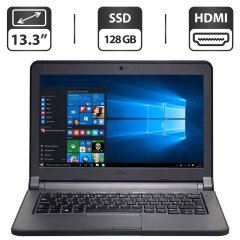 Ноутбук Б-клас Dell Latitude E3340 / 13.3" (1366x768) TN / Intel Core i3-4030U (2 (4) ядра по 1.9 GHz) / 4 GB DDR3 / 128 GB SSD / Intel HD Graphics 4400 / WebCam / HDMI