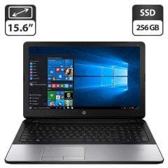 Ноутбук Б-класс HP 350 G2 / 15.6" (1366x768) TN / Intel Core i3-5010U (2 (4) ядра по 2.1 GHz) / 12 GB DDR3 / 256 GB SSD / Intel HD Graphics 5500 / WebCam / DVD-ROM
