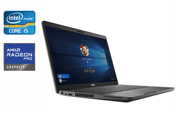 Ноутбук Dell Precision 3540 / 15.6" (1920x1080) IPS / Intel Core i5-8365U (4 (8) ядра по 1.6 - 4.1 GHz) / 16 GB DDR4 / 512 GB SSD / AMD Radeon Pro WX 2100, 2 GB GDDR5, 64-bit / WebCam / HDMI