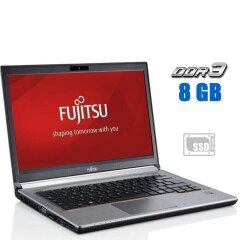 Ноутбук Fujitsu LifeBook E734 / 13.3" (1366x768) TN / Intel Core i3-4100M (2 (4) ядра по 2.5 GHz) / 8 GB DDR3 / 240 GB SSD / Intel HD Graphics 4600 / WebCam / Windows 10