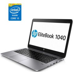 Ноутбук HP EliteBook 1040 G3 / 14" (1920x1080) TN / Intel Core i5-6300U (2 (4) ядра по 2.4 - 3.0 GHz) / 8 GB DDR4 / 256 GB SSD / Intel HD Graphics 520 / WebCam / HDMI