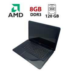 Ноутбук HP Presario CQ58 / 15.6" (1366x768) TN / AMD E1-1500 (2 ядра по 1.48 GHz) / 8 GB DDR3 / 120 GB SSD / AMD Radeon HD 7310 Graphics / WebCam