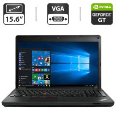 Ноутбук Lenovo ThinkPad Edge E530 / 15.6" (1600x900) TN / Intel Core i5-3210M (2 (4) ядра по 2.5 - 3.1 GHz) / 4 GB DDR3 / 500 GB HDD / nVidia GeForce GT 635M, 2 GB GDDR3, 128-bit / WebCam / DVD-ROM / Windows 10 Pro