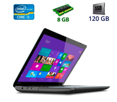 Ноутбук Toshiba Satellite S75-A7140 / 17.3" (1600x900) HD+ / Intel Core i5-4200M (2 (4) ядра по 2.5 - 3.1GHz) / 8 GB DDR3 / 128 GB SDD / Intel HD Graphics 4600 / WebCam / DVD