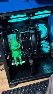 Збірка під замовлення: ігровий ПК Qube Reef ARGB Black Tower / AMD Ryzen 5 5500 (6 (12) ядер по 3.6 - 4.2 GHz) / 16 GB DDR4 / 1000 GB SSD M.2 / nVidia GeForce RTX 3060, 12 GB GDDR6, 192-bit / 650W