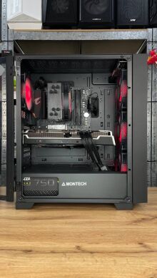Сборка под заказ: Montech Air 1000 Premium Tower / AMD Ryzen 5 5600 (6 (12) ядер по 3.5 - 4.4 GHz) / 16 GB DDR4 / 1000 GB SSD M.2 / AMD Radeon RX 6700 XT, 12 GB GDDR6, 192-bit / HDMI / 750W