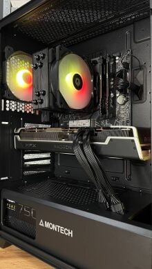 Сборка под заказ: Montech Air 1000 Premium Tower / AMD Ryzen 5 5600 (6 (12) ядер по 3.5 - 4.4 GHz) / 16 GB DDR4 / 1000 GB SSD M.2 / AMD Radeon RX 6700 XT, 12 GB GDDR6, 192-bit / HDMI / 750W