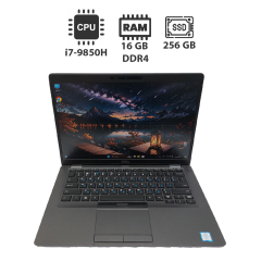 Ультрабук Б-класс Dell Latitude 5401 / 14" (1920x1080) IPS / Intel Core i7-9850H (6 (12) ядра по 2.6 - 4.6 GHz) / 16 GB DDR4 / 256 GB SSD / Intel UHD Graphics 630 / WebCam