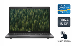 Ультрабук Dell Latitude 5500 / 15.6" (1920x1080) IPS Touch / Intel Core i5-8365U (4 (8) ядра по 1.6 - 4.1 GHz) / 16 GB DDR4 / 512 GB SSD / Intel UHD Graphics 620 / WebCam / Windows 10