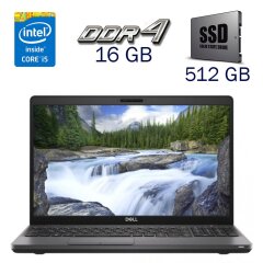 Ультрабук Dell Latitude 5400 / 14" (1366x768) TN / Intel Core i5-8265U (4 (8) ядра по 1.6 - 3.9 GHz) / 16 GB DDR4 / 512 GB SSD / Intel UHD Graphics 8 Generations / WebCam + Беспроводная мышка