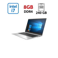 Ультрабук HP EliteBook 840 G7 / 14" (1920x1080) IPS / Intel Core i7-10610U (4 (8) ядра по 1.8 - 4.9 GHz) / 8 GB DDR4 / 240 GB SSD / Intel UHD Graphics / WebCam