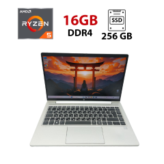 Ультрабук HP ProBook 445 G8 / 14" (1920x1080) IPS / AMD Ryzen 5 5600U (6 (12) ядер по 2.3 - 4.2 GHz) / 16 GB DDR4 / 256 GB SSD M.2 NVMe / AMD Radeon RX Vega 7 Graphics / WebCam