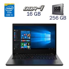 Ультрабук Lenovo ThinkPad L14 / 14" (1920x1080) TN / Intel Core i5-10310U (4 (8) ядра по 1.7 - 4.4 GHz) / 16 GB DDR4 / 256 GB SSD / Intel UHD Graphics for 10th Generation / WebCam