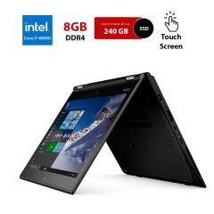 Ультрабук трансформер Lenovo ThinkPad Yoga 260 / 12.5" (1920x1080) IPS Touch / Intel Core i7-6600U (2 (4) ядра по 2.6 - 3.4 GHz) / 8 GB DDR4 / 240 GB SSD / Intel HD Graphics 520 / WebCam / Fingerprint / miniDP / HDMI