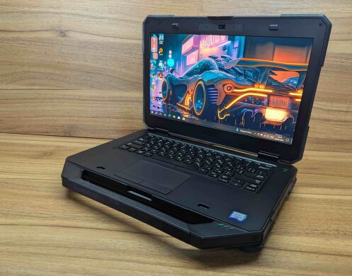 Захищений ноутбук Dell Latitude 14 Rugged 5414 / 14" (1920x1080) IPS / Intel Core i5-6300U (2 (4) ядра по 2.4 - 3.0 GHz) / 8 GB DDR4 / 256 GB SSD / Intel HD Graphics 520 / HDMI / Windows 10