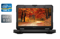 Защищенный ноутбук Dell Latitude 14 Rugged 5414 / 14" (1920x1080) IPS / Intel Core i5-6300U (2 (4) ядра по 2.4 - 3.0 GHz) / 8 GB DDR4 / 256 GB SSD / Intel HD Graphics 520 / HDMI / Windows 10