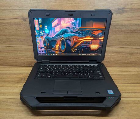 Захищений ноутбук Dell Latitude 14 Rugged 5414 / 14" (1920x1080) IPS / Intel Core i5-6300U (2 (4) ядра по 2.4 - 3.0 GHz) / 8 GB DDR4 / 256 GB SSD / Intel HD Graphics 520 / HDMI / Windows 10