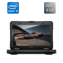 Защищенный ноутбук Dell Latitude 14 Rugged 5414 / 14" (1920x1080) IPS / Intel Core i5-6300U (2 (4) ядра по 2.4 - 3.0 GHz) / 8 GB DDR4 / 256 GB SSD / Intel HD Graphics 520 / TouchID / Windows 10