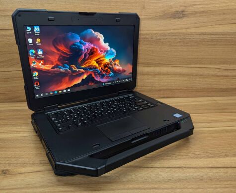 Захищений ноутбук Dell Latitude 14 Rugged 5414 / 14" (1920x1080) IPS Touch / Intel Core i5-6300U (2 (4) ядра по 2.4 - 3.0 GHz) / 16 GB DDR4 / 480 GB SSD / Intel HD Graphics 520 / TouchID / HDMI / Windows 10