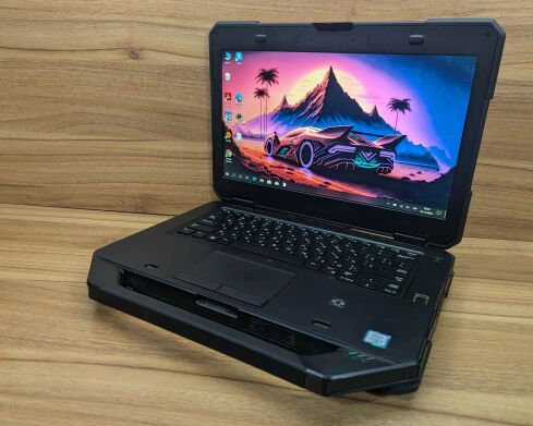 Захищений ноутбук Dell Latitude 14 Rugged 5414 / 14" (1920x1080) IPS Touch / Intel Core i5-6300U (2 (4) ядра по 2.4 - 3.0 GHz) / 8 GB DDR4 / 240 GB SSD / Intel HD Graphics 520 / HDMI / VGA / Windows 10