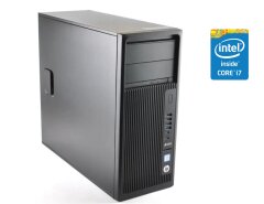 Робоча станція HP Z240 Workstation Tower / Intel Core i7-6700 (4 (8) ядра по 3.4 - 4.0 GHz) / 16 GB DDR4 / 512 GB SSD / Intel HD Graphics 530 / 400W