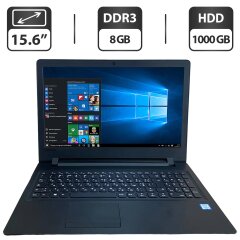 Ноутбук Lenovo IdeaPad 110-15ISK / 15.6" (1366x768) TN / Intel Core i3-6006U (2 (4) ядра по 2.0 GHz) / 8 GB DDR4 / 1000 GB HDD / Intel HD Graphics 520 / WebCam / HDMI