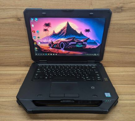 Захищений ноутбук Dell Latitude 14 Rugged 5414 / 14" (1920x1080) IPS Touch / Intel Core i5-6300U (2 (4) ядра по 2.4 - 3.0 GHz) / 8 GB DDR4 / 240 GB SSD / Intel HD Graphics 520 / HDMI / VGA / Windows 10